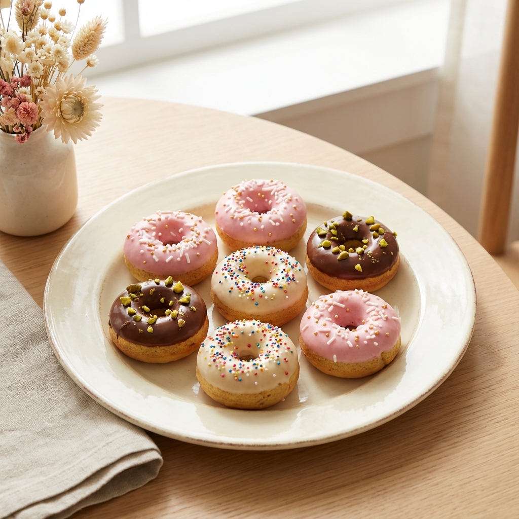 Mini Cake Donuts - Disponíveis na Donutopia